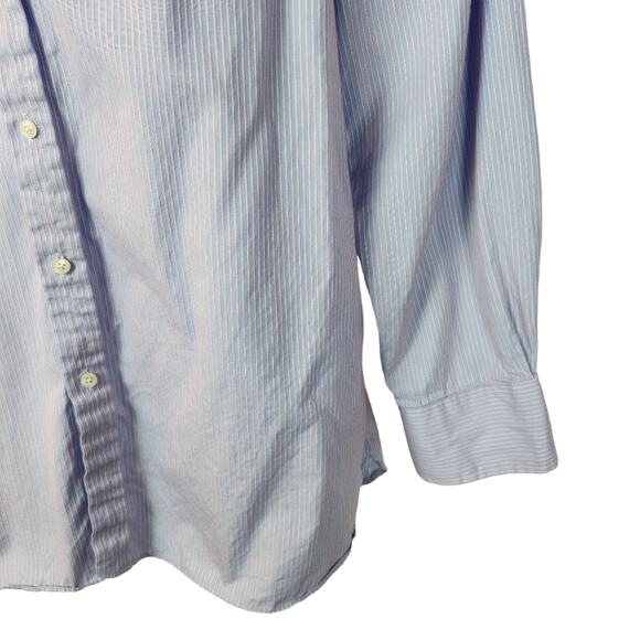 Thomas Pink Dress Shirt Sz Large / 16.5 Superfine Two Fold Dress Shirt - Picture 5 of 9